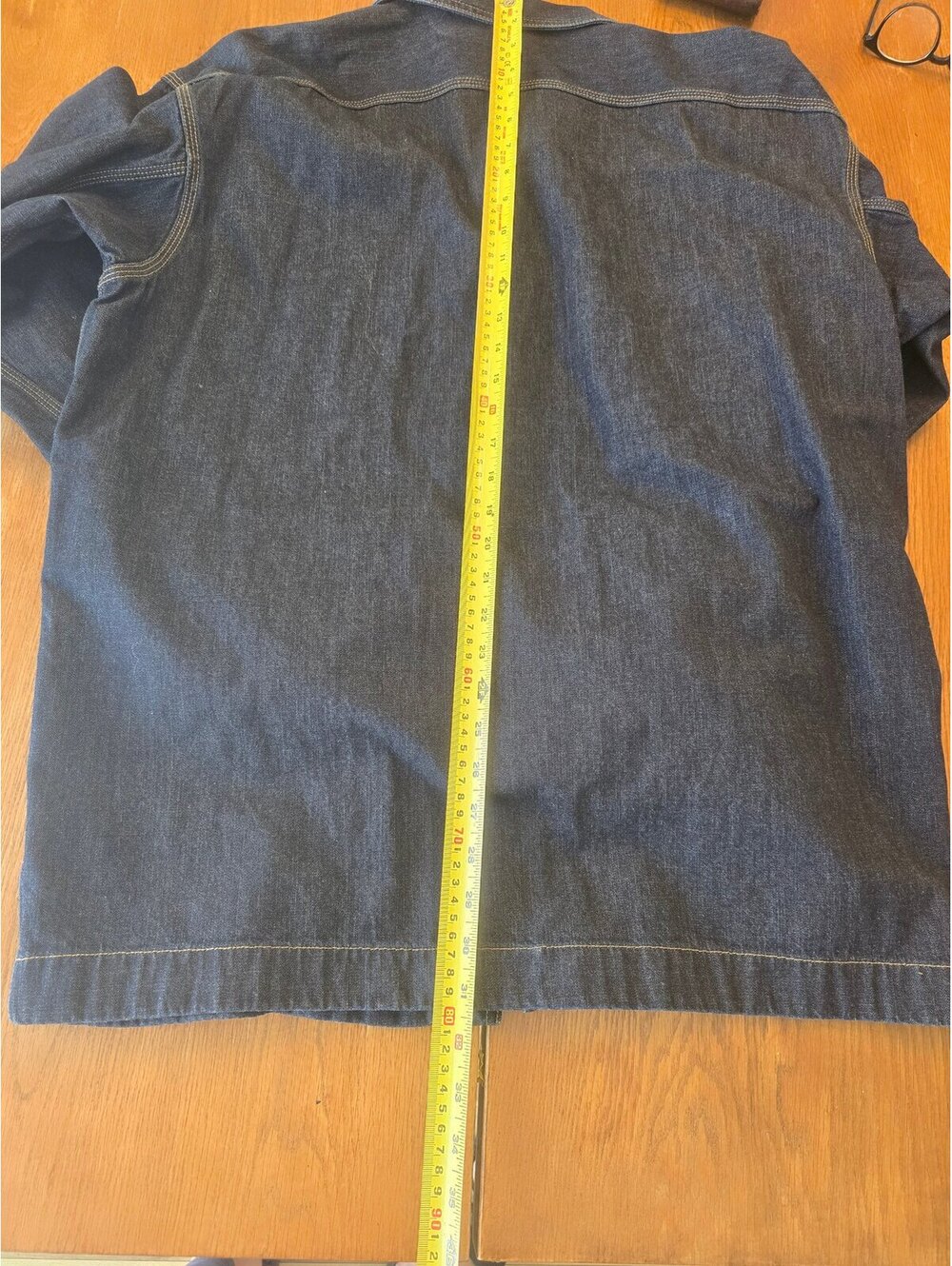 NWT Uniqlo Men's Dark Blue Denim Performance Jacket - Picture 5 of 5